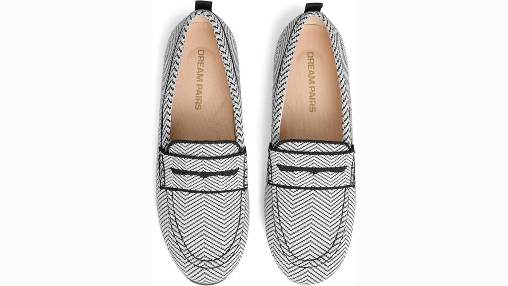 DREAM PAIRS Women Comfortable Business Knit Loafers