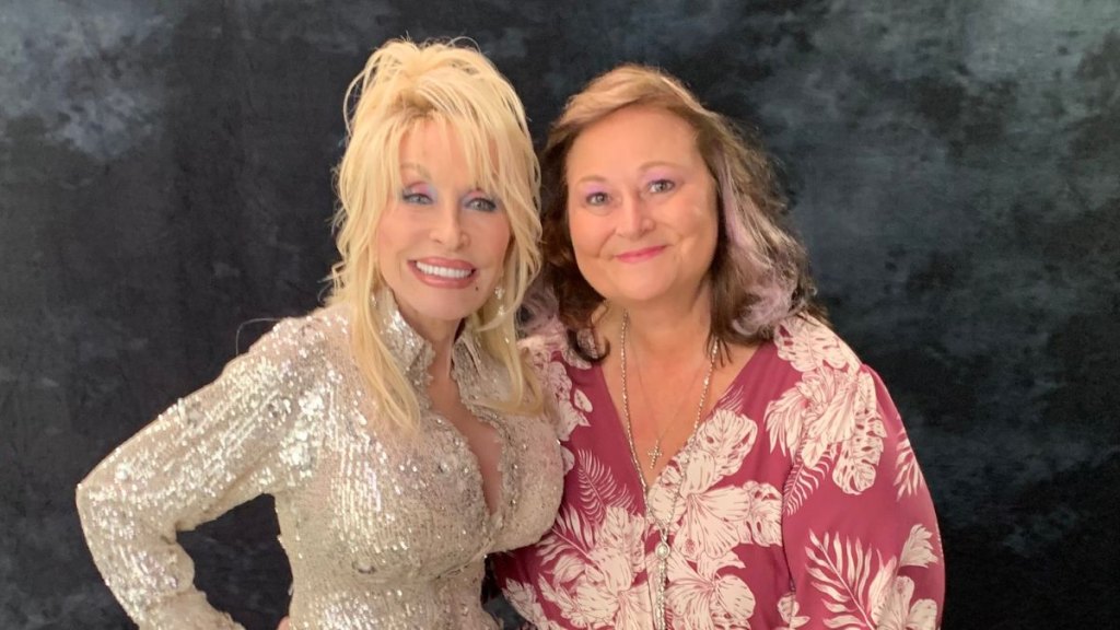 Dolly Parton and Deborah Evans Price in 2024