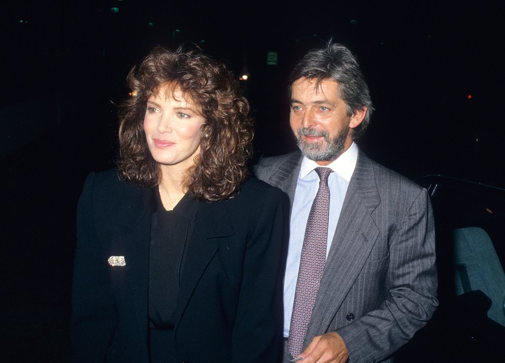 Jaclyn Smith and husband Anthony Richmond (1987)