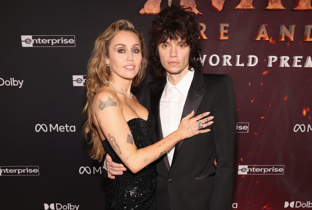 Miley Cyrus and Maxx Morando, 2025