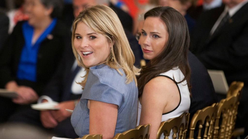Jenna Bush Hager and Barbara Bush at the White House in 2012
