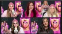A zoom screen with the faces of the three LadyGang podcast hosts, along with Cindy Eckert and Dr. Sasha Davenport.
