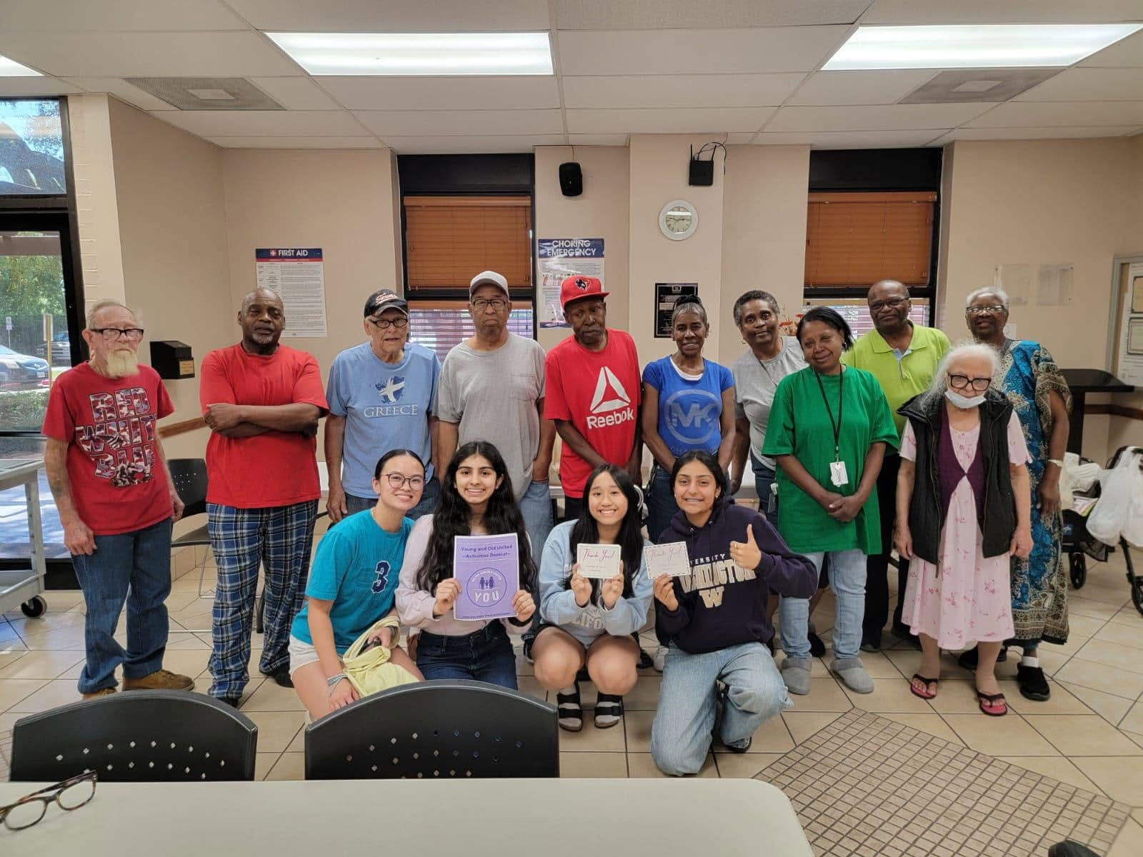 Young and Old United has helped spread love and support to hundreds of seniors across Houston
