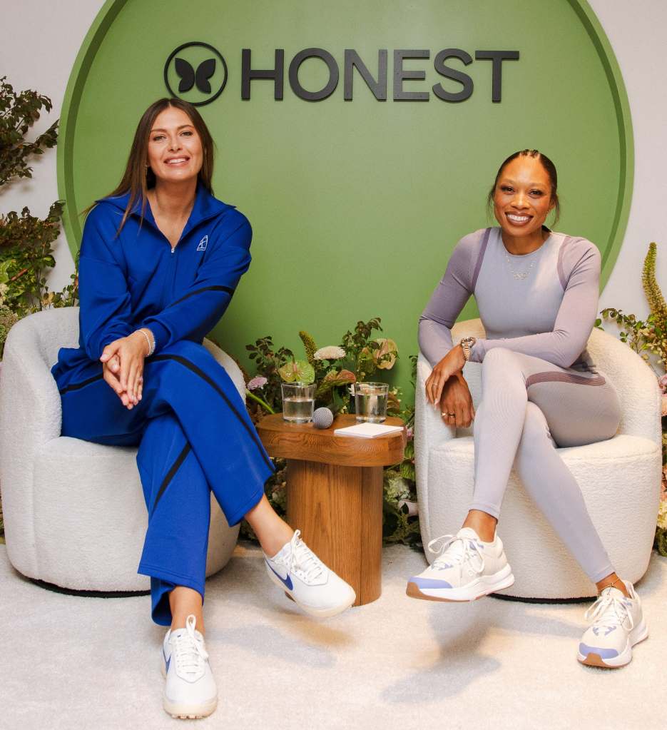 Maria Sharapova and Allyson Felix Honest Mother of All Standards fireside chat