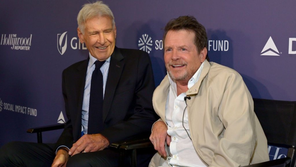 Michael J. Fox and Harrison Ford in 2026