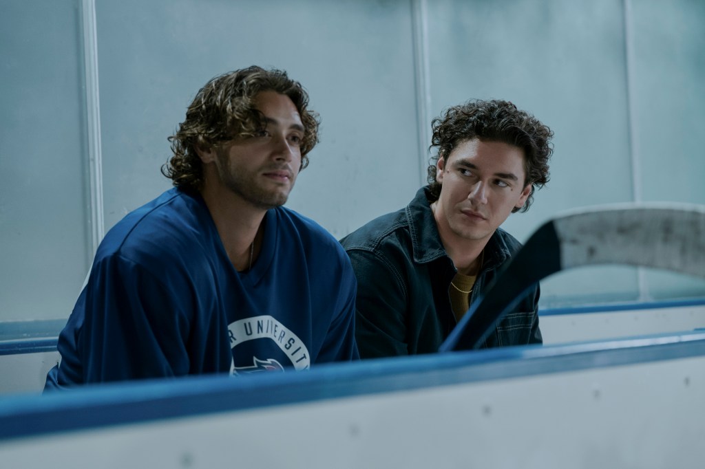 Antonio Cipriano as John Logan and Belmont Cameli as Garrett Graham in 'Off Campus'