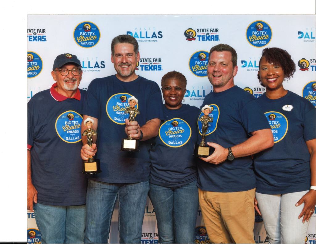 Melanie and the State Fair of Texas team at the Big Tex Choice Awards
