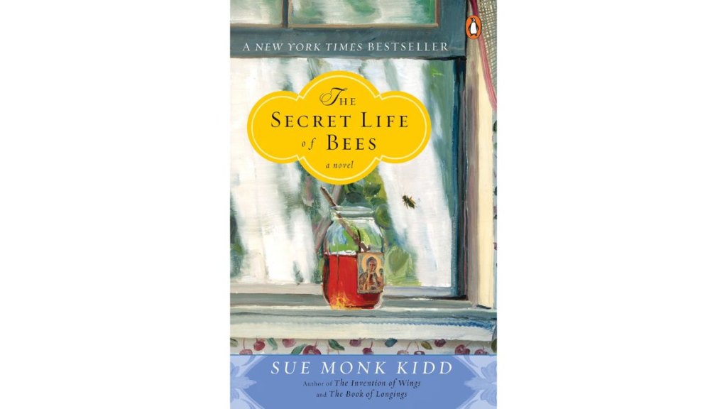 The book cover for 'The Secret Life of Bees'