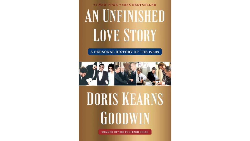 The cover of the book 'An Unfinished Love Story'
