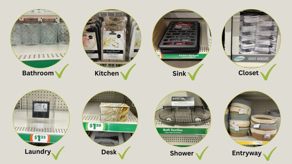 8 Dollar Tree products to help declutter each room in your house.