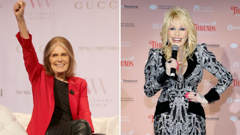 Gloria Steinem and Dolly Parton