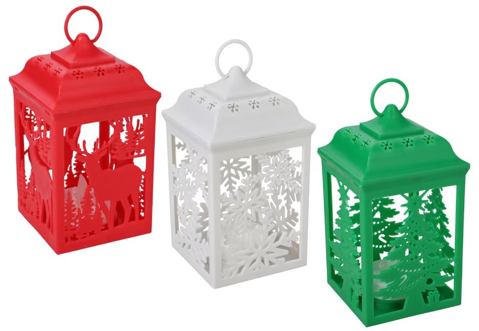 Dollar Tree Christmas lanterns