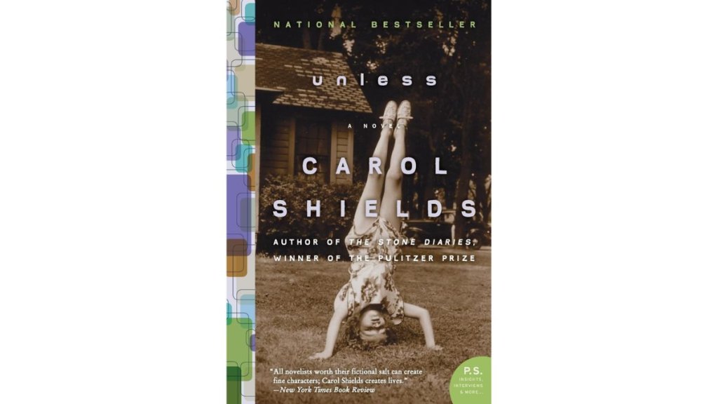 The book cover for 'Unless'