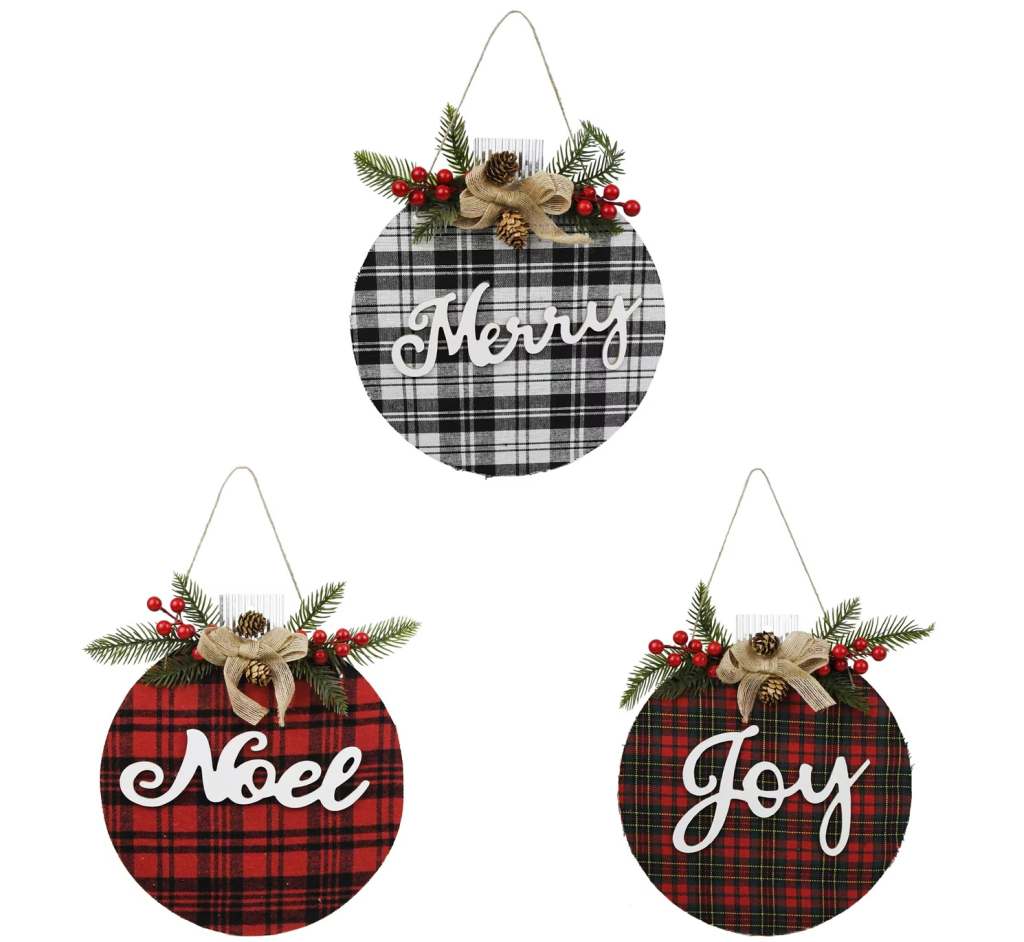Dollar Tree Christmas wall decor