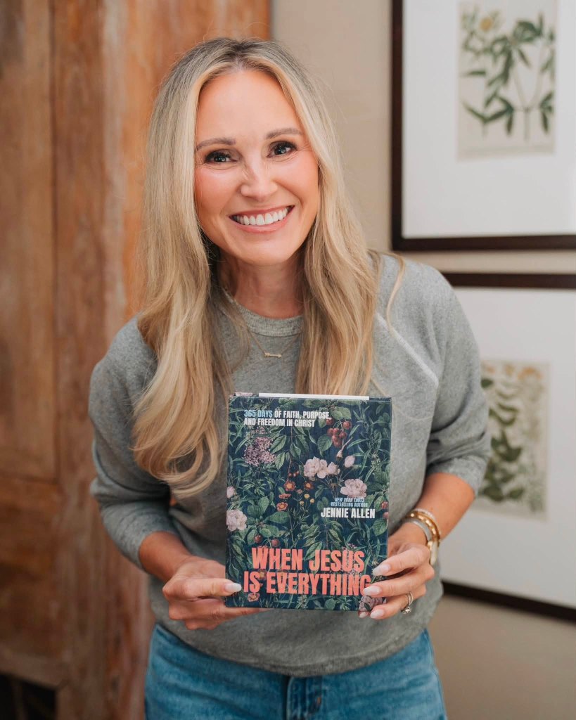 Jennie Allen's new book, When Jesus Is Everything: 365 Days of Faith, Purpose, and Freedom in Christ, helps readers take the pressure off and enjoy walking with God each day