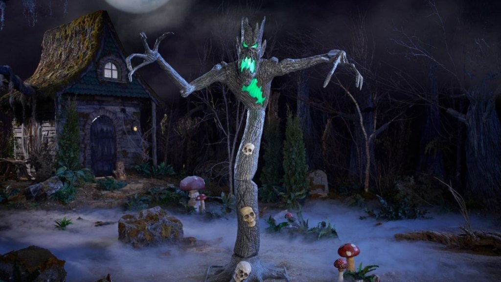 A 9-foot rotted tree