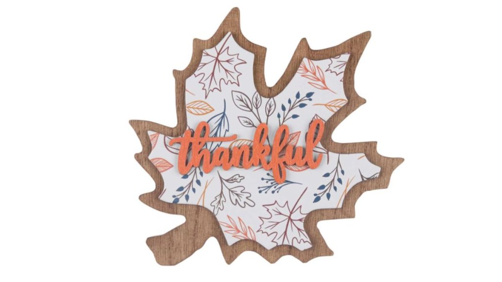 A maple leaf
