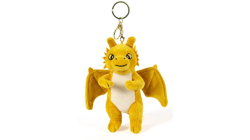 A plush keychain