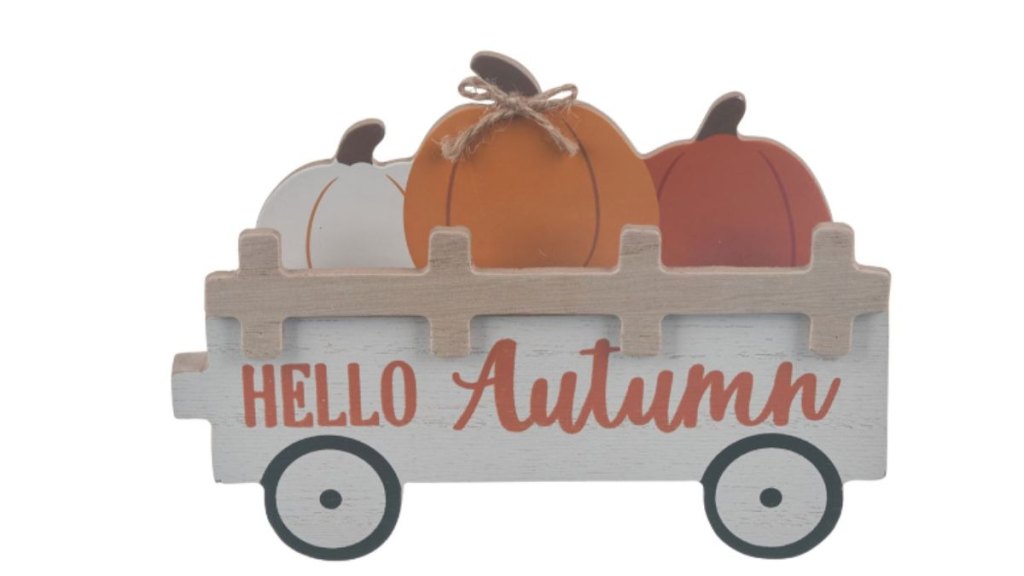 A pumpkin wagon