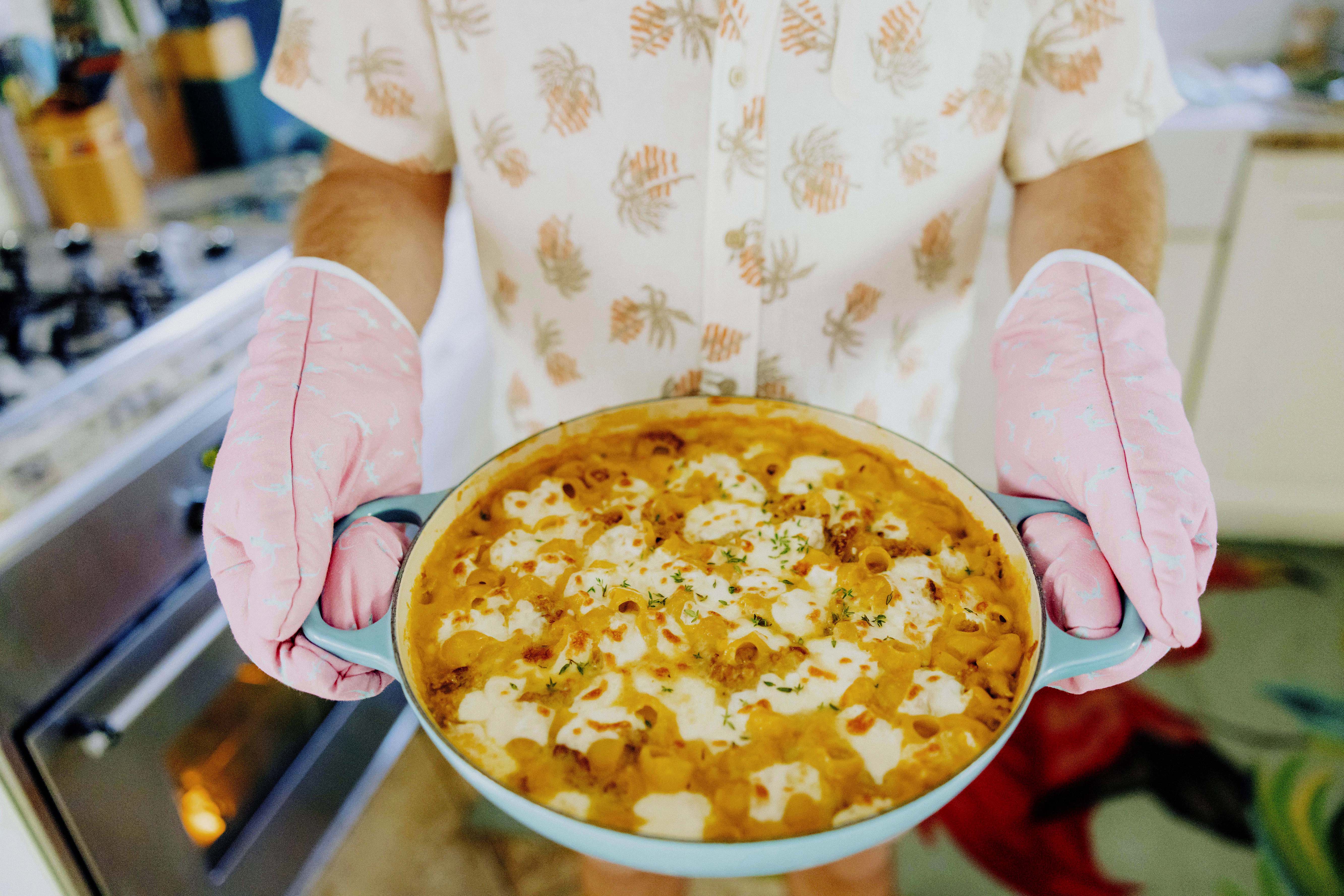 Cheesy Butternut Squash Pasta Bake
