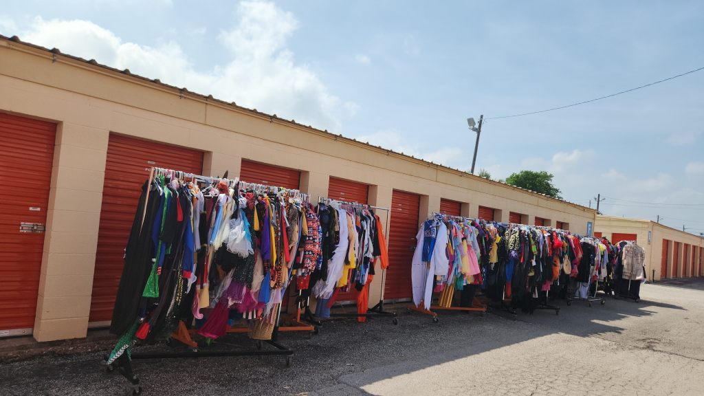 Christophe collects and stores all the costumes in multiple storage units year-round