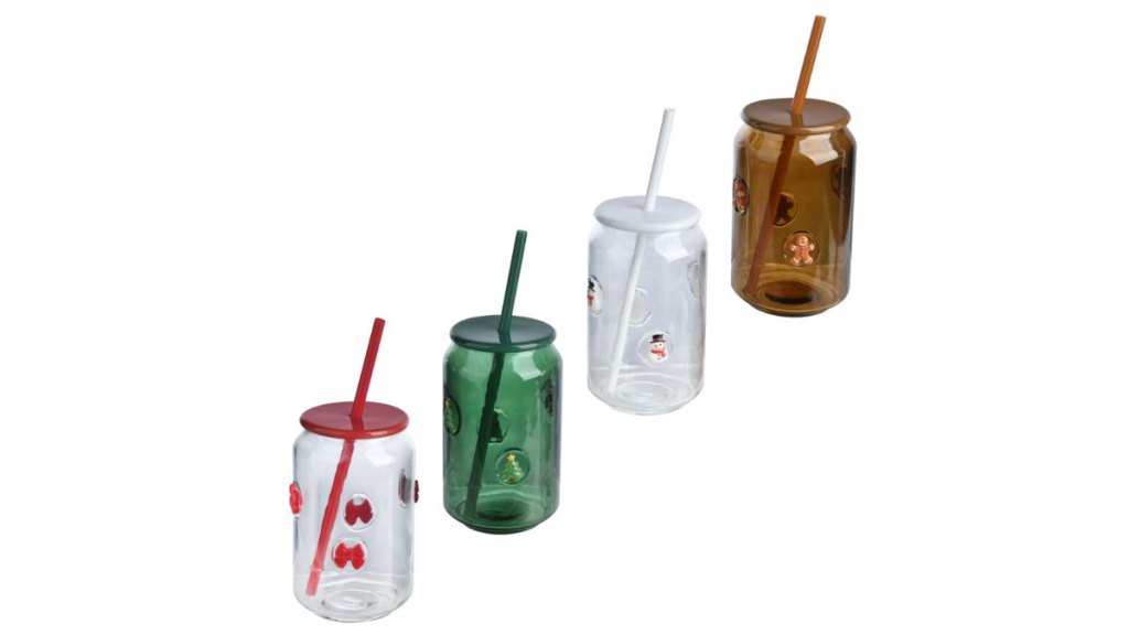 Dollar Tree Christmas glassware collection glassware