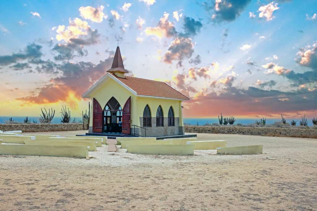 Visit Aruba’s Alto Vista Chapel built in 1750