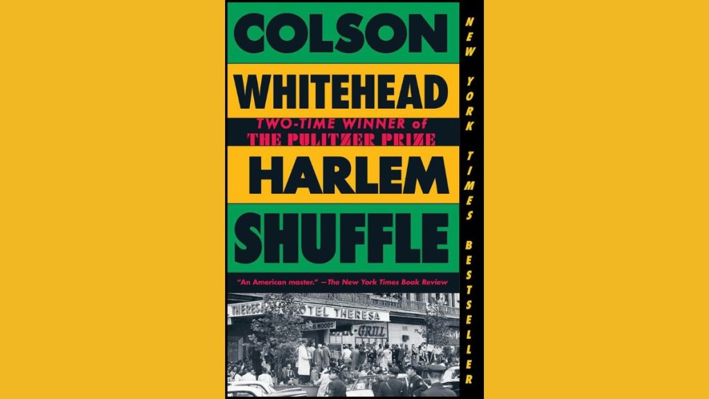 The book cover for 'Harlem Shuffle'