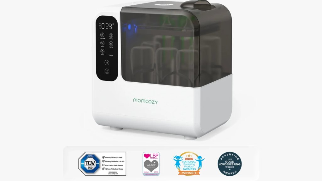 New Momcozy DeepClean Baby Bottle Washer and Sterilizer (D8)