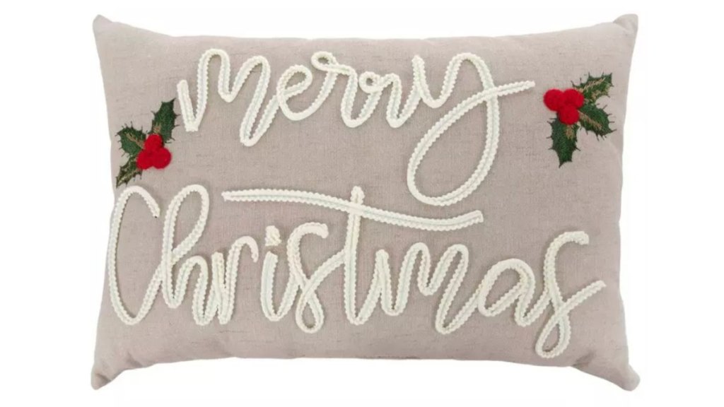Merry Christmas pillow