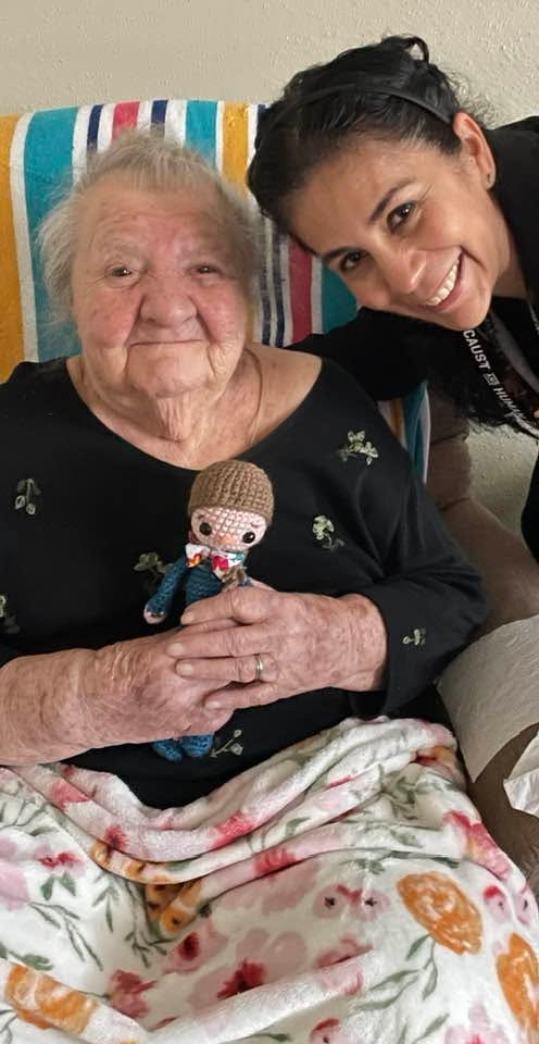 Recipients reach out to Maria often letting her know how touched they are by her dolls