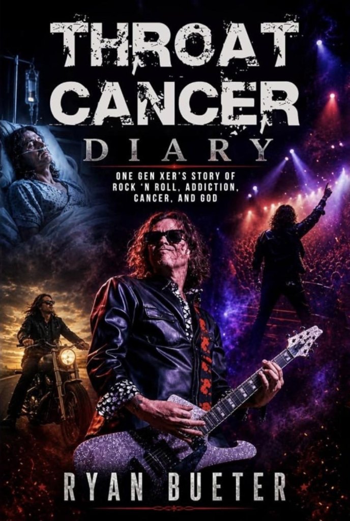 Throat Cancer Diary book cover by Ryan Bueter