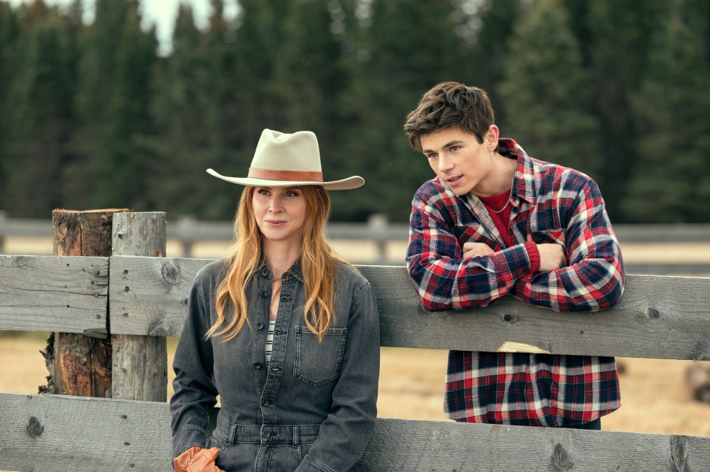 Sarah Rafferty as Katherine Walter and Ashby Gentry as Alex Walter in 'My Life with the Walter Boys'
