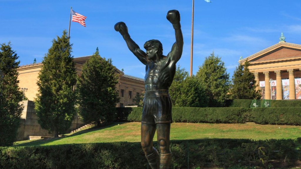 The Rocky Balboa statue