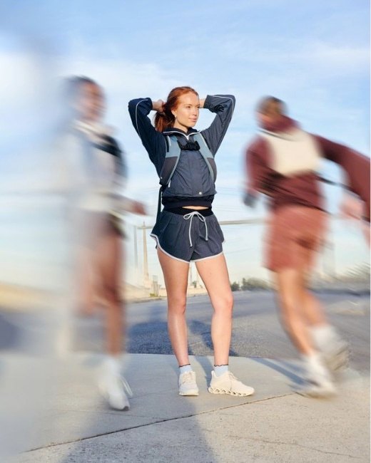 Woman wearing a ZULU Weighted Vest