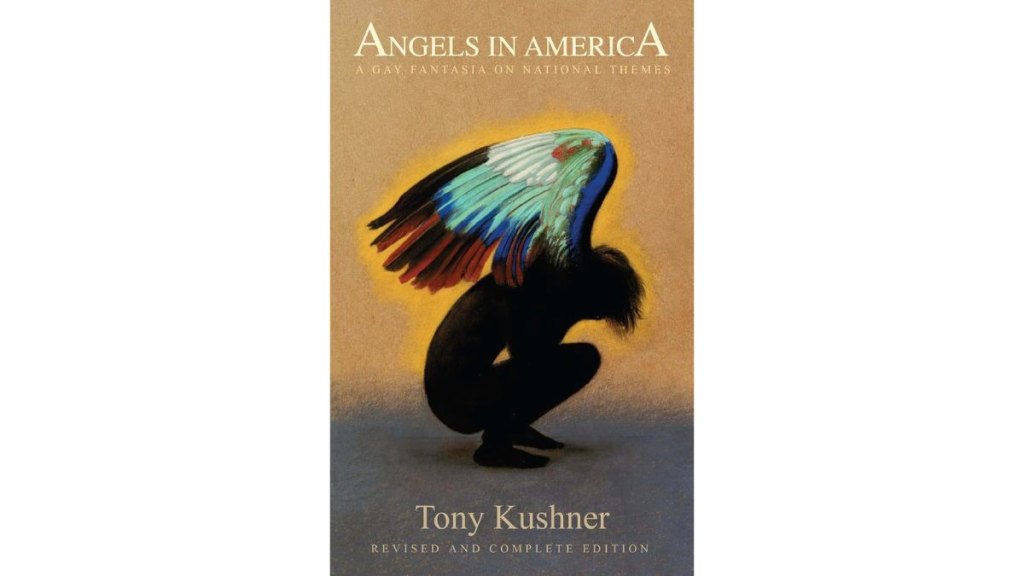 The cover of the two-part printed play 'Angels in America'
