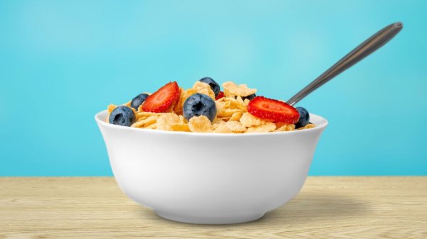 Close-up image of bowl of cereal that's safe for diabetics