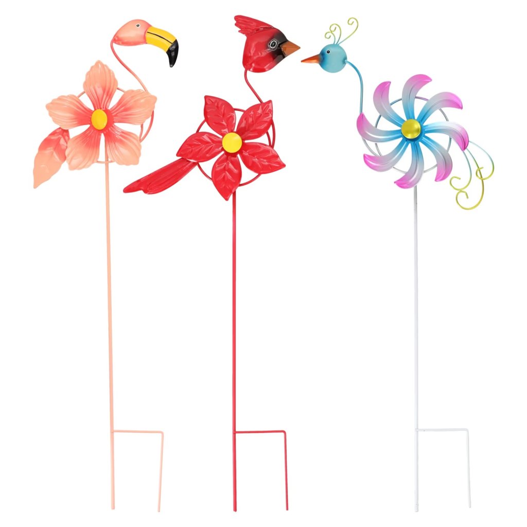 Bird garden stakes at Dollar Tree