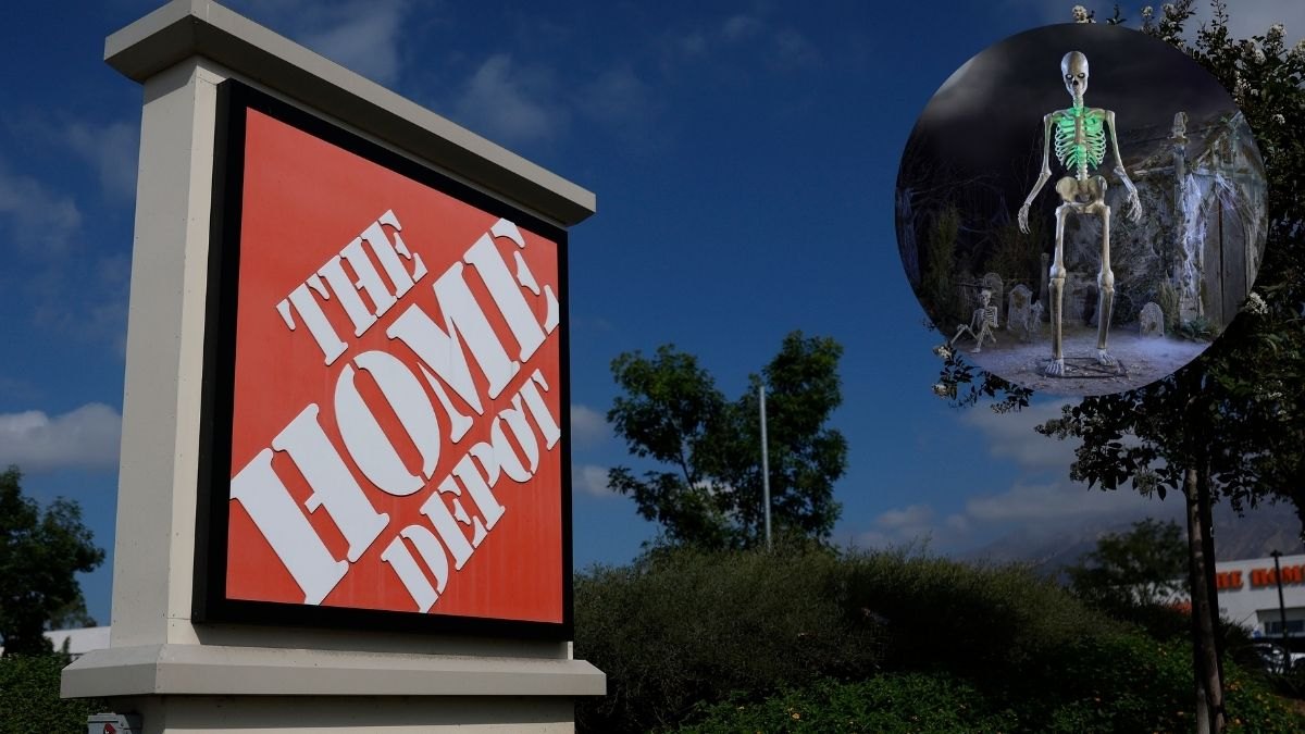 Home Depot Skeleton and Spooky Halloween Decor Prices Just Dropped