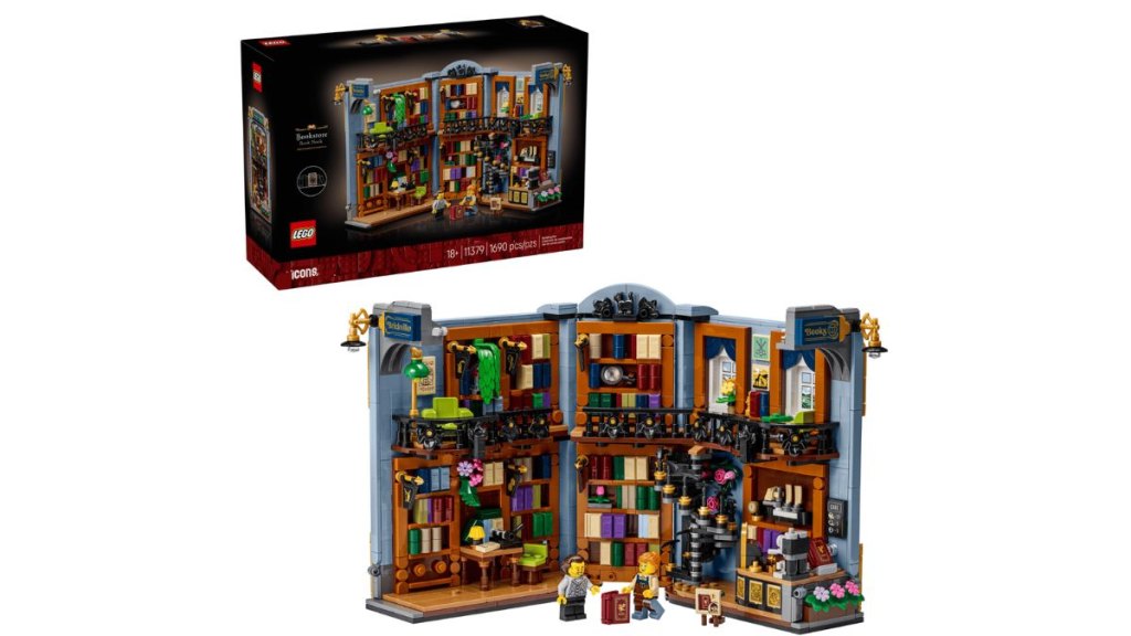 lego book nook open