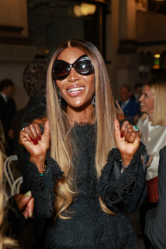 MILAN, ITALY - SEPTEMBER 22: Naomi Campbell attends Vogue World: Milano 2026 at Galleria Vittorio Emanuele II on September 22, 2026 in Milan, Italy. (Photo by Arnold Jerocki/Getty Images for Vogue)
