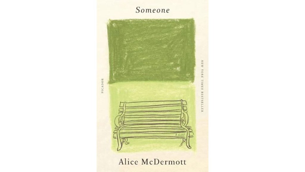 A book cover for 'Someone'