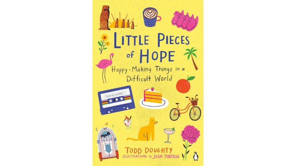 A cover for the book 'Little Pieces of Hope'