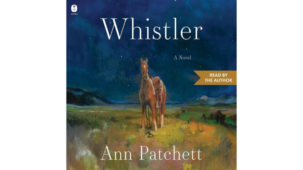 A cover for the audiobook of 'Whistler'