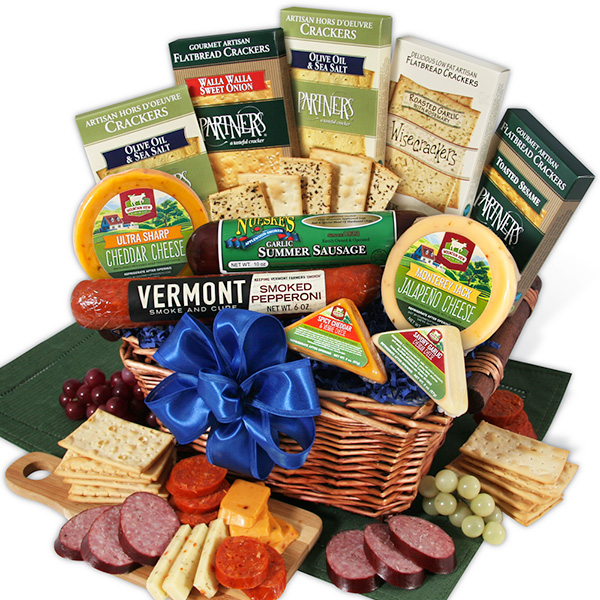 Gift Baskets Meat and Cheese