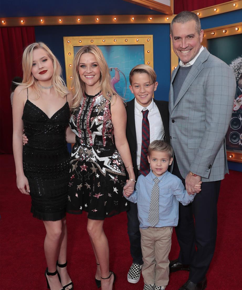 Reese Witherspoon Jim Toth Family