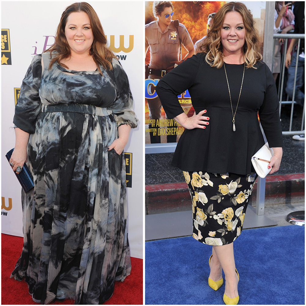 Melissa McCarthy 2014 vs. 2017 Getty Images