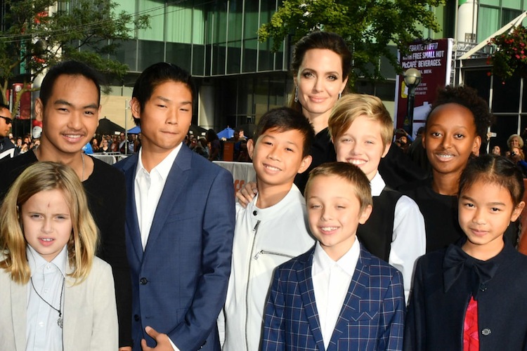 Angelina Jolie kids Getty