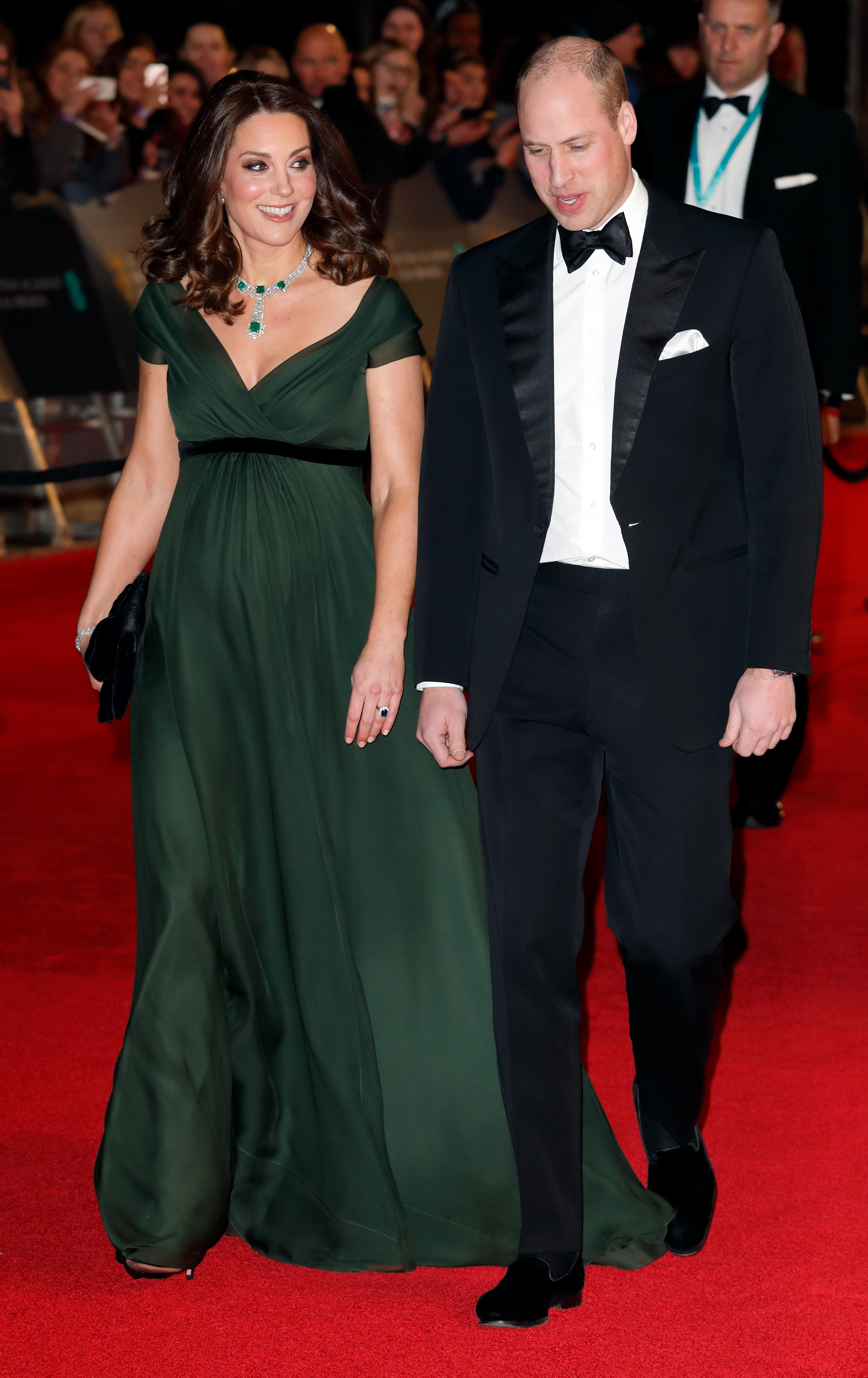 Kate Middleton BAFTAs 2018 Dress Prince William