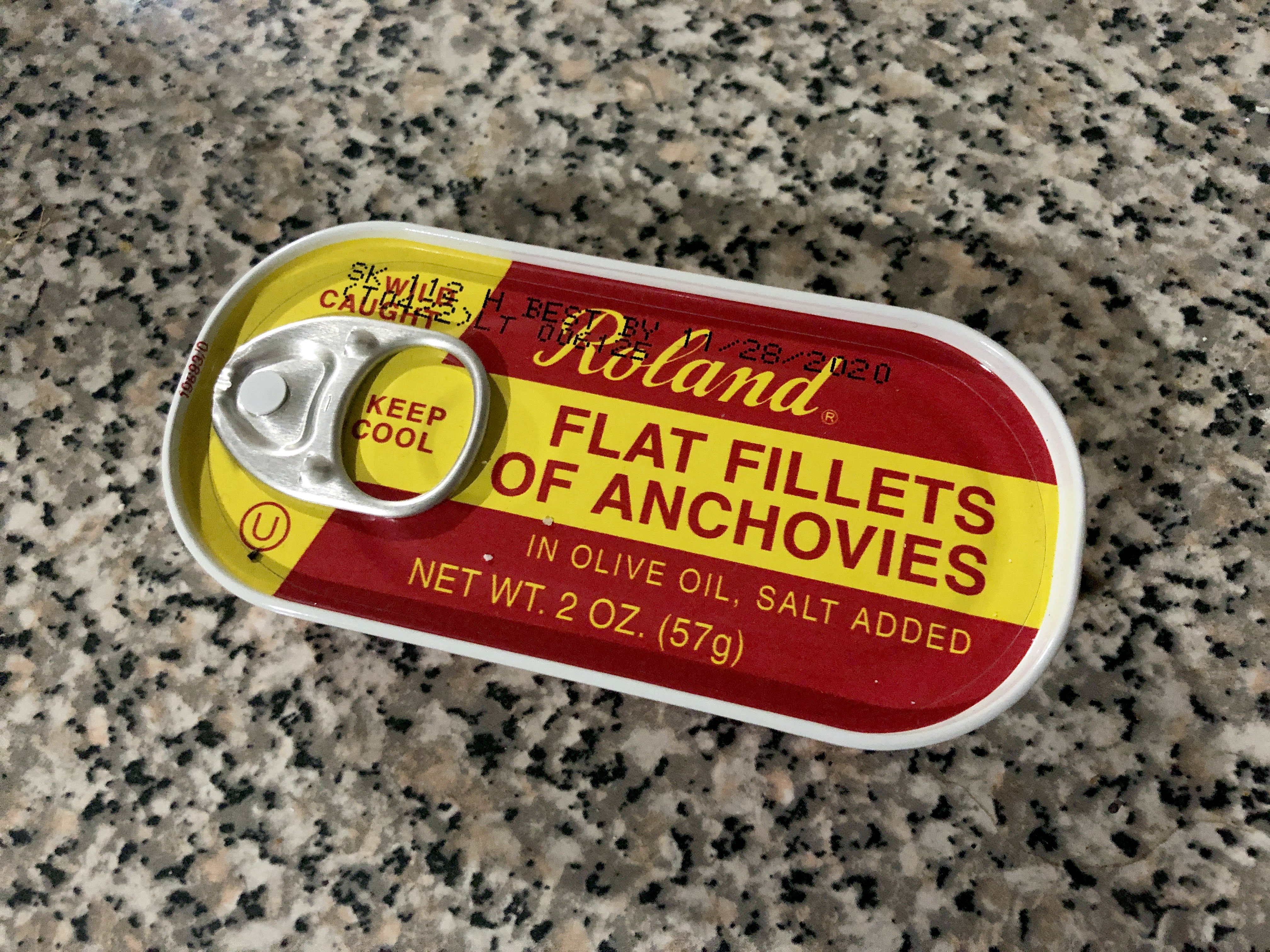 tin of anchovies